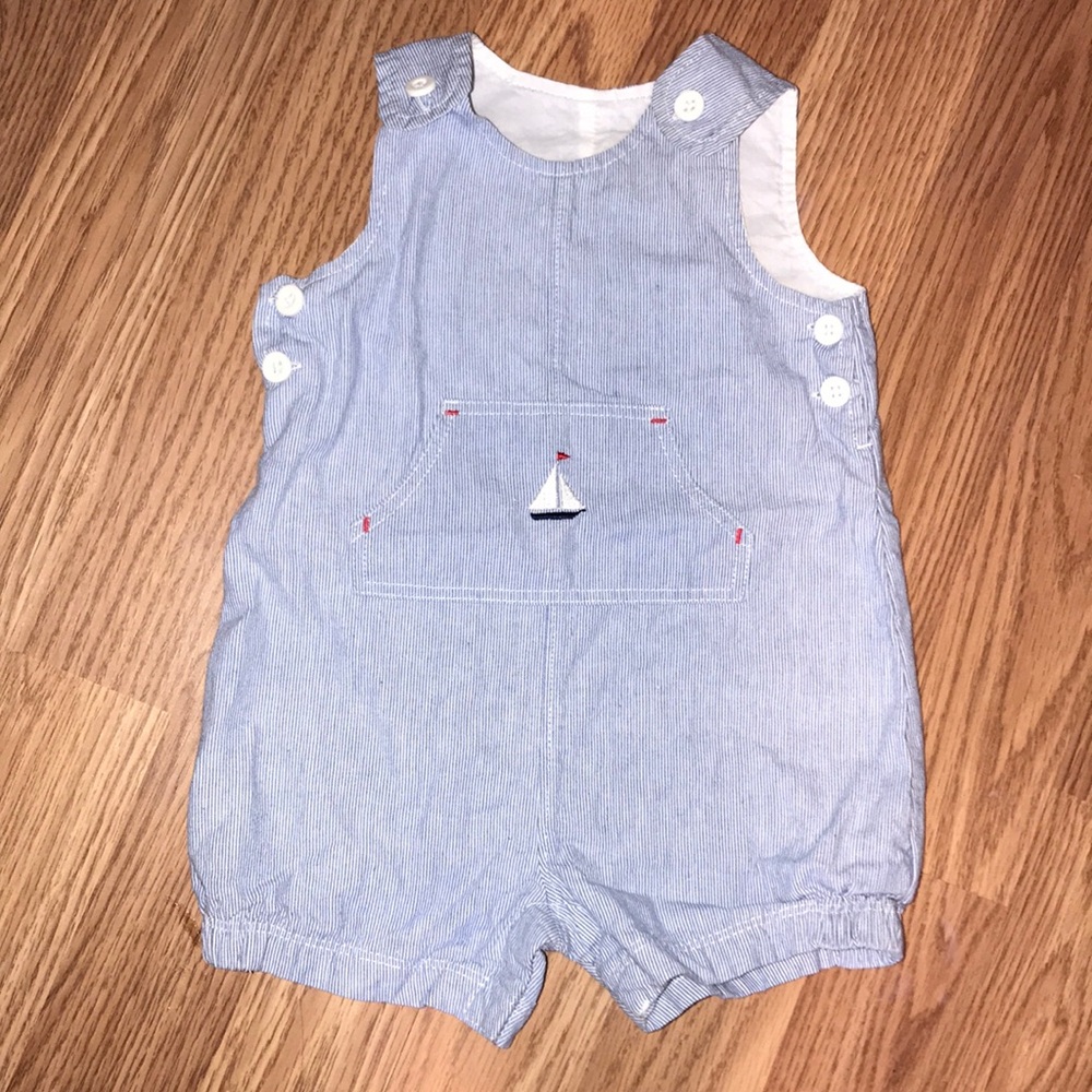Baby boat overalls